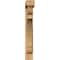 Ekena Millwork Olympic Block Smooth Bracket w/ Offset Brace, Western Red Cedar, 5 1/2"W x 28"D x 40"H BKT0604X28X40OLY05SWR - alternate 2